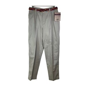 Vintage Lee Khaki Pants Womens 18 Med Made in USA chino high waist 90s mom